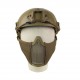 Swiss Arms Stalker EVO (Lower Mesh Mask) (Tan), Running around playing airsoft can be a lot of fun - decidedly less fun however is getting shot in the face, especially if you're left with a dentist bill for a chipped tooth